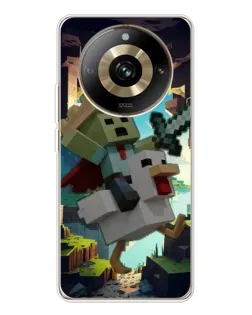 Чехол для Realme 11 Pro 5G с картинкой «Стив и гусь»
