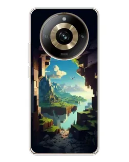 Чехол для Realme 11 Pro 5G с картинкой «Вид из пещеры»
