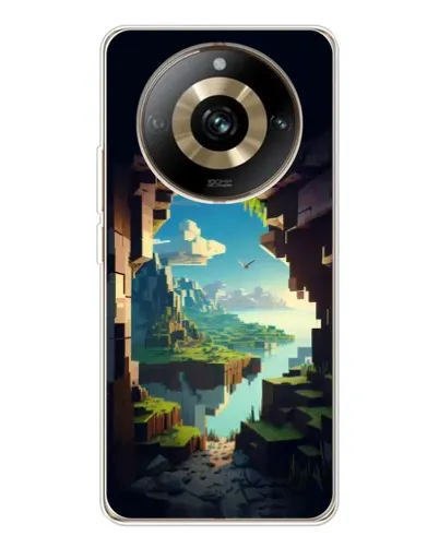 Чехол для Realme 11 Pro 5G с картинкой «Вид из пещеры»