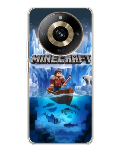 Чехол для Realme 11 Pro 5G с картинкой «Minecraft ледяной мир»