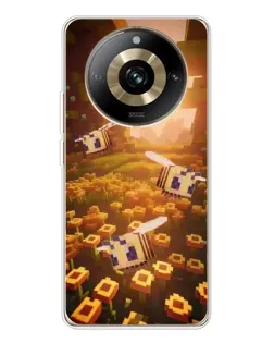 Чехол для Realme 11 Pro 5G с картинкой «Поле подсолнухов»