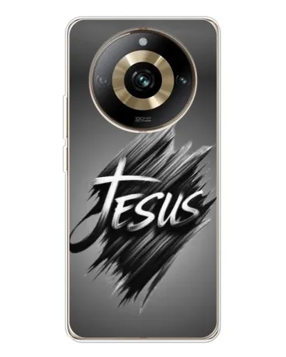 Чехол для Realme 11 Pro 5G с картинкой «Надпись Jesus Graffiti» Чехол для Realme 11 Pro 5G с картинкой «Надпись Jesus Graffiti»