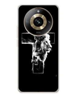 Чехол для Realme 11 Pro 5G с картинкой «Сияющий крест Jesus»