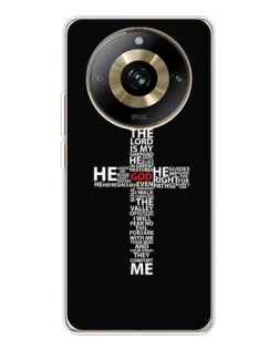Чехол для Realme 11 Pro 5G с картинкой «Текстовый крест»