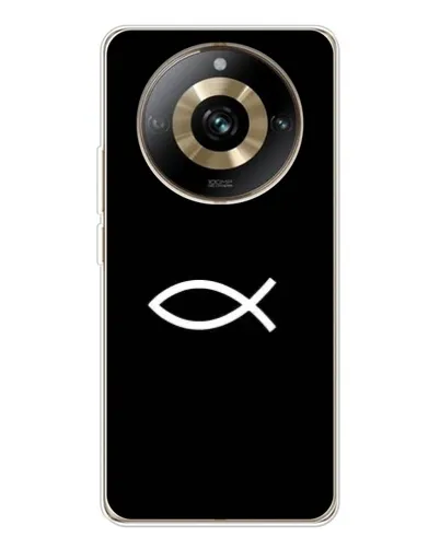 Чехол для Realme 11 Pro 5G с картинкой «Символ рыбы Jesus» Чехол для Realme 11 Pro 5G с картинкой «Символ рыбы Jesus»