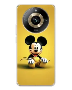 Чехол для Realme 11 Pro 5G с картинкой «Микки на желтом»