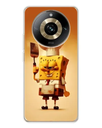 Чехол для Realme 11 Pro 5G с картинкой «Губка Боб повар»