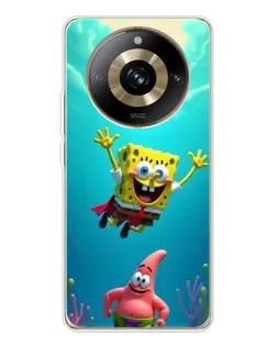 Чехол для Realme 11 Pro 5G с картинкой «Спанч Боб под водой» Чехол для Realme 11 Pro 5G с картинкой «Спанч Боб под водой»