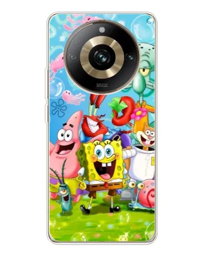 Чехол для Realme 11 Pro 5G с картинкой «Губка Боб и друзья» Чехол для Realme 11 Pro 5G с картинкой «Губка Боб и друзья»