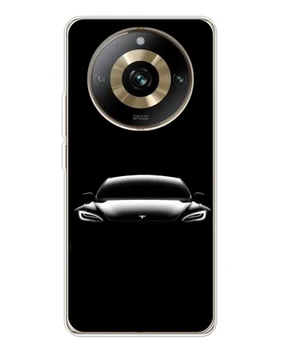 Чехол для Realme 11 Pro 5G с картинкой «Фары Tesla Night»