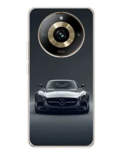 Чехол для Realme 11 Pro 5G с картинкой «Mercedes на черном»