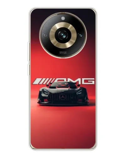 Чехол для Realme 11 Pro 5G с картинкой «Mercedes AMG — красная линия»
