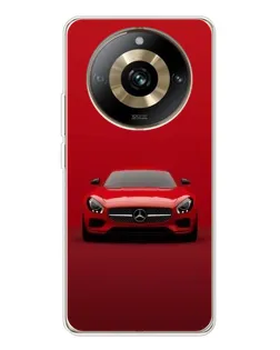 Чехол для Realme 11 Pro 5G с картинкой «Красный Mercedes AMG»