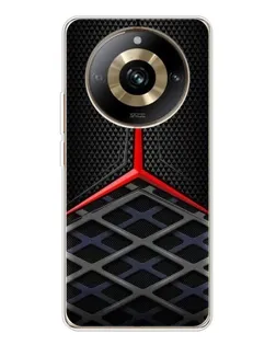 Чехол для Realme 11 Pro 5G с картинкой «Mercedes Carbon Grid»