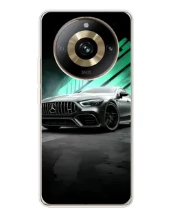 Чехол для Realme 11 Pro 5G с картинкой «Темный Mercedes AMG»