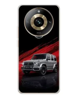 Чехол для Realme 11 Pro 5G с картинкой «Mercedes G-Class красный»