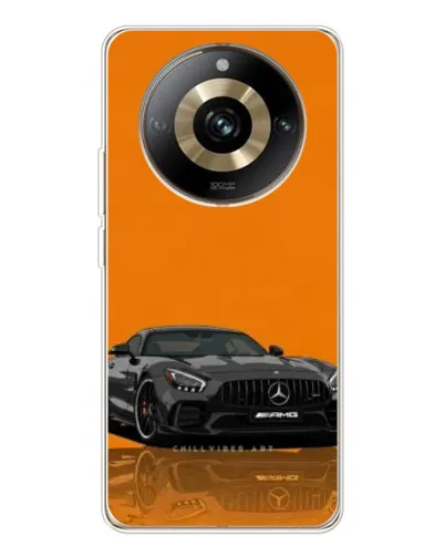 Чехол для Realme 11 Pro 5G с картинкой «Оранжевый Mercedes AMG»