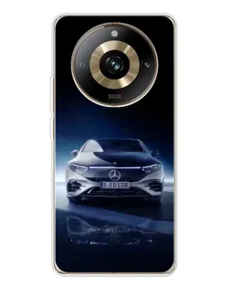 Чехол для Realme 11 Pro 5G с картинкой «Ночной Mercedes EQ»