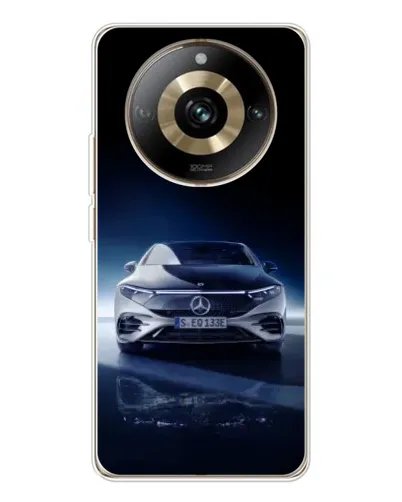 Чехол для Realme 11 Pro 5G с картинкой «Ночной Mercedes EQ»