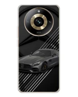 Чехол для Realme 11 Pro 5G с картинкой «Mercedes AMG — графика»