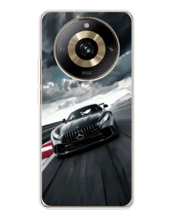 Чехол для Realme 11 Pro 5G с картинкой «Гоночный Mercedes AMG»