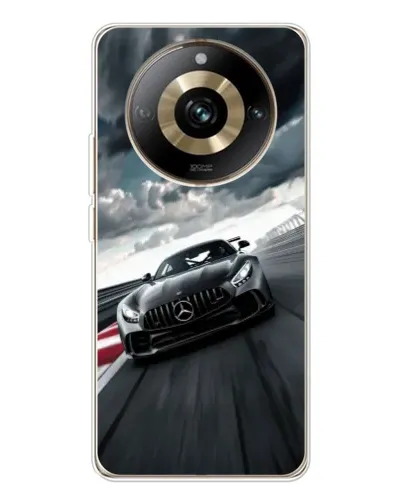 Чехол для Realme 11 Pro 5G с картинкой «Гоночный Mercedes AMG»
