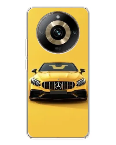 Чехол для Realme 11 Pro 5G с картинкой «Желтый Mercedes GT»