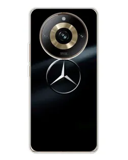 Чехол для Realme 11 Pro 5G с картинкой «Mercedes на металле» Чехол для Realme 11 Pro 5G с картинкой «Mercedes на металле»
