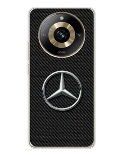 Чехол для Realme 11 Pro 5G с картинкой «Карбоновый Mercedes стиль» Чехол для Realme 11 Pro 5G с картинкой «Карбоновый Mercedes стиль»
