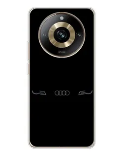Чехол для Realme 11 Pro 5G с картинкой «Audi — световой подпись»