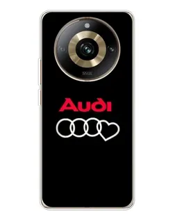 Чехол для Realme 11 Pro 5G с картинкой «Логотип Audi Heart»