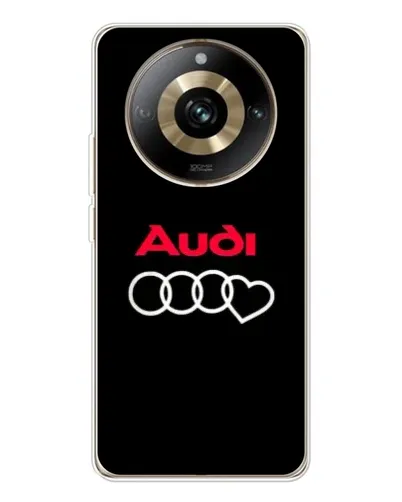 Чохол для Realme 11 Pro 5G з картинкою «Логотип Audi Heart»