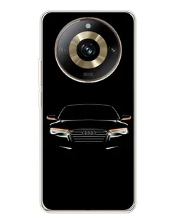 Чохол для Realme 11 Pro 5G з картинкою «Audi — нічний контур» Чохол для Realme 11 Pro 5G з картинкою «Audi — нічний контур»