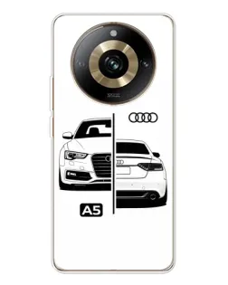 Чохол для Realme 11 Pro 5G з картинкою «Audi — контрастний дизайн» Чохол для Realme 11 Pro 5G з картинкою «Audi — контрастний дизайн»