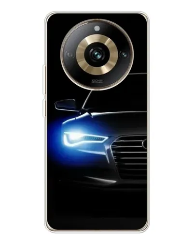 Чохол для Realme 11 Pro 5G з картинкою «Неоновий погляд Audi»