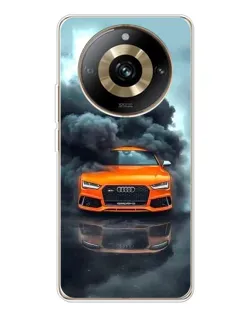 Чохол для Realme 11 Pro 5G з картинкою «Audi у хмарах диму» Чохол для Realme 11 Pro 5G з картинкою «Audi у хмарах диму»
