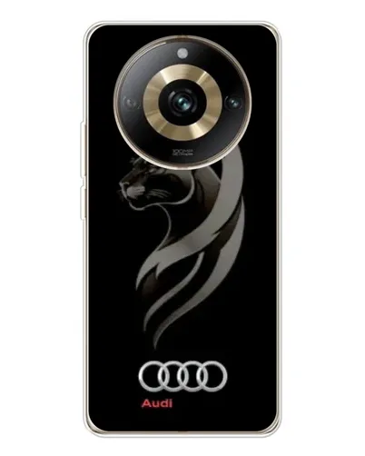 Чохол для Realme 11 Pro 5G з картинкою «Графіка — пантера та Audi»