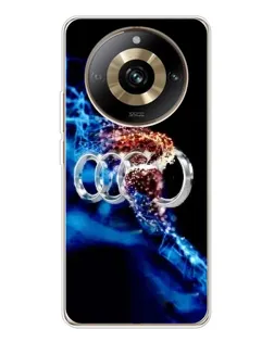 Чохол для Realme 11 Pro 5G з картинкою «Енергія лого Audi» Чохол для Realme 11 Pro 5G з картинкою «Енергія лого Audi»
