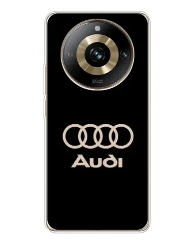 Чохол для Realme 11 Pro 5G з картинкою «Audi — золотий логотип»