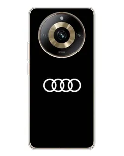 Чохол для Realme 11 Pro 5G з картинкою «Audi White Logo» Чохол для Realme 11 Pro 5G з картинкою «Audi White Logo»