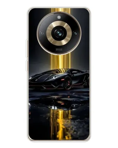 Чехол для Realme 11 Pro 5G с картинкой «Ночной Lamborghini драйв»