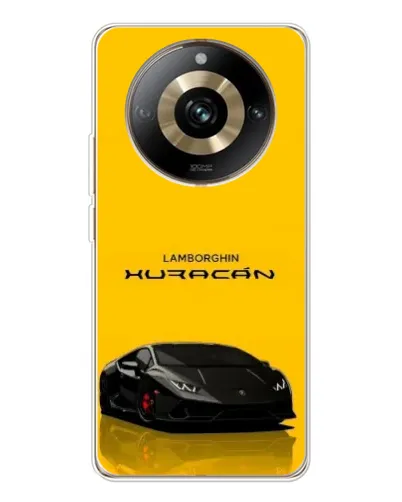 Чехол для Realme 11 Pro 5G с картинкой «Lamborghini Huracan черный»