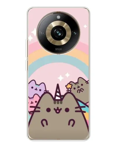 Чехол для Realme 11 Pro 5G с картинкой «Единорог Pusheen»