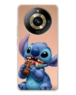 Чехол для Realme 11 Pro 5G с картинкой «Стич ест шоколад» Чехол для Realme 11 Pro 5G с картинкой «Стич ест шоколад»