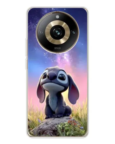 Чехол для Realme 11 Pro 5G с картинкой «Стич на рассвете»