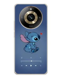 Чехол для Realme 11 Pro 5G с картинкой «Музыкальный Stitch» Чехол для Realme 11 Pro 5G с картинкой «Музыкальный Stitch»