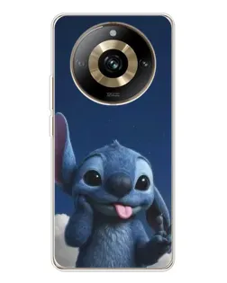 Чехол для Realme 11 Pro 5G с картинкой «Стич в облаках» Чехол для Realme 11 Pro 5G с картинкой «Стич в облаках»