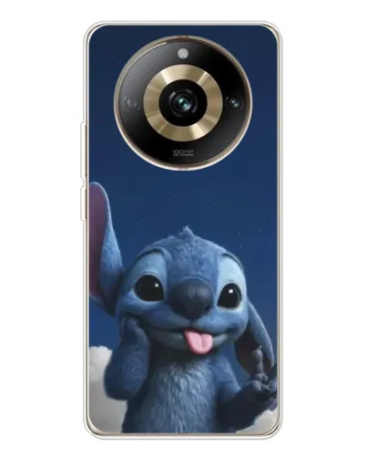 Чехол для Realme 11 Pro 5G с картинкой «Стич в облаках»