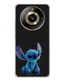 Чехол для Realme 11 Pro 5G с картинкой «Стич на черном» Чехол для Realme 11 Pro 5G с картинкой «Стич на черном»