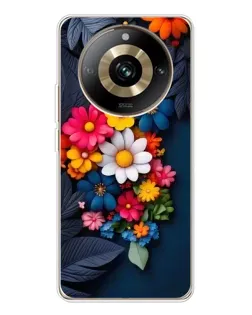 Чехол для Realme 11 Pro 5G с картинкой «Цветочная феерия» Чехол для Realme 11 Pro 5G с картинкой «Цветочная феерия»